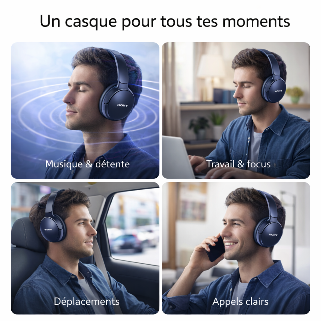 🎧 Casque Sans Fil Original à Réduction de Bruit – SONY WH-XM65