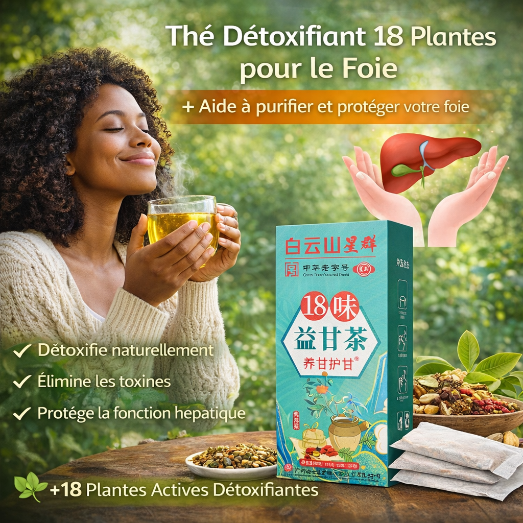 Thé Nettoyant pour le Foie – 18 saveurs de plantes naturelles détoxifiantes