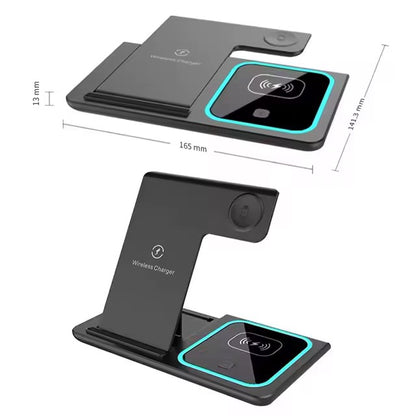 Station de Charge Sans Fil 3-en-1™ – iPhone, Apple Watch & AirPods – Paiement à la livraison